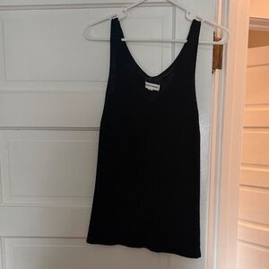 Newbury Kustom Black Sleeveless Knit Top